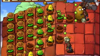 Plants vs Zombies Aventura Tejado Nivel 5 6