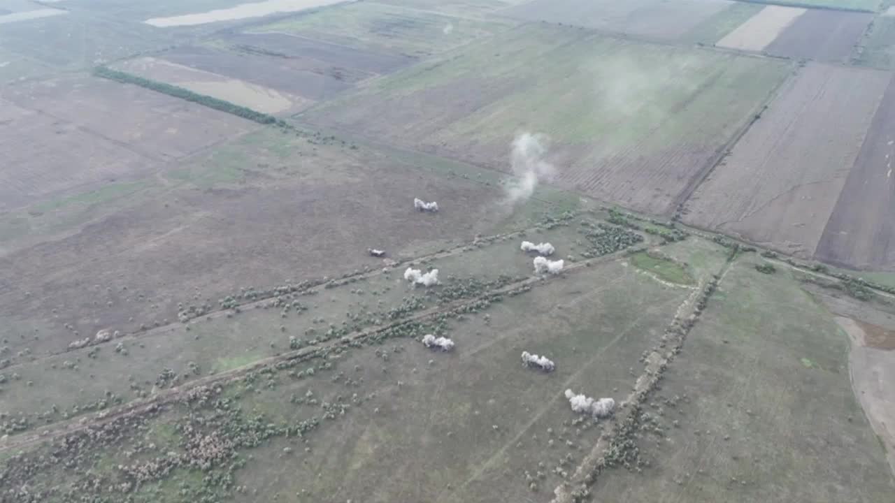 Combat work of airborne units during a special military operation.