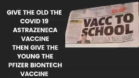 UK TO GIVE 16 AND 17 YEAR OLD THE MARK OF THE BEAST COVID VACCINE PFIZER BioNTECH