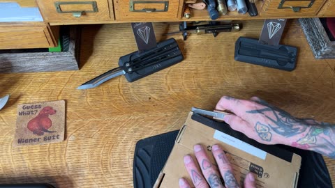Another Custom Balisong Stand by Oatmeal Flips