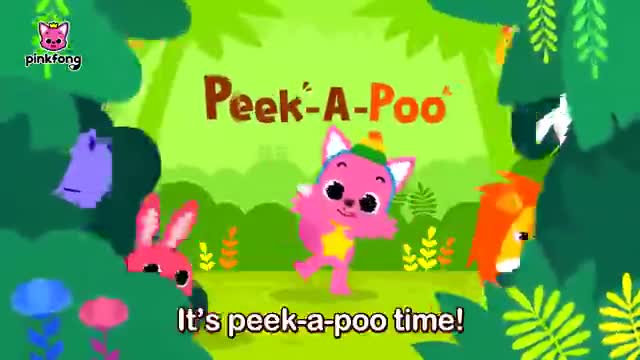 Peek-A-Poo, Peek-A-Boo! - Animal Songs - Learn Animals - Pinkfong Animal Songs for Children