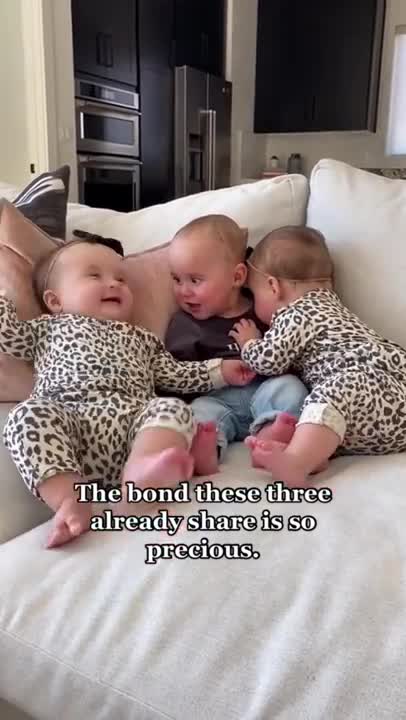 No longer Twins,Triplets make me laugh