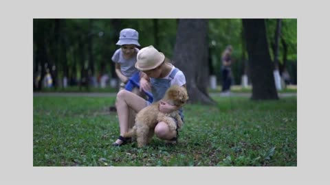 Kids Playing With Pets