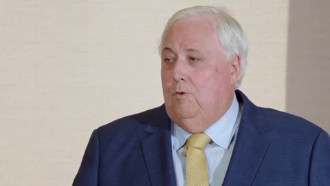 CLIVE PALMER: 15/9/21 PRESS CONFERENCE RE: TGA THREAT