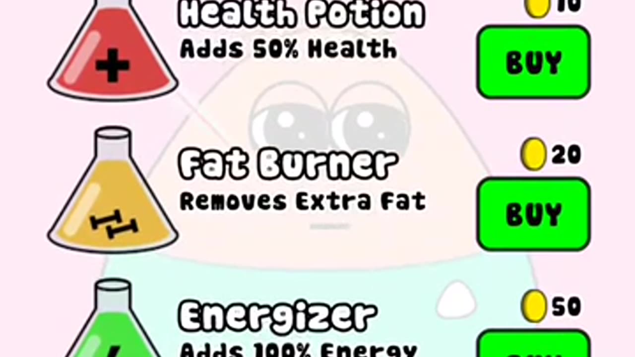 Lab of Pou: All Potions