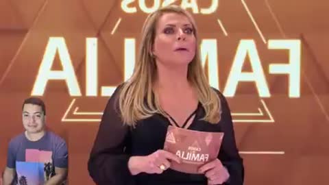 Reagindo um episódio de casos de família programa de TV engraçado