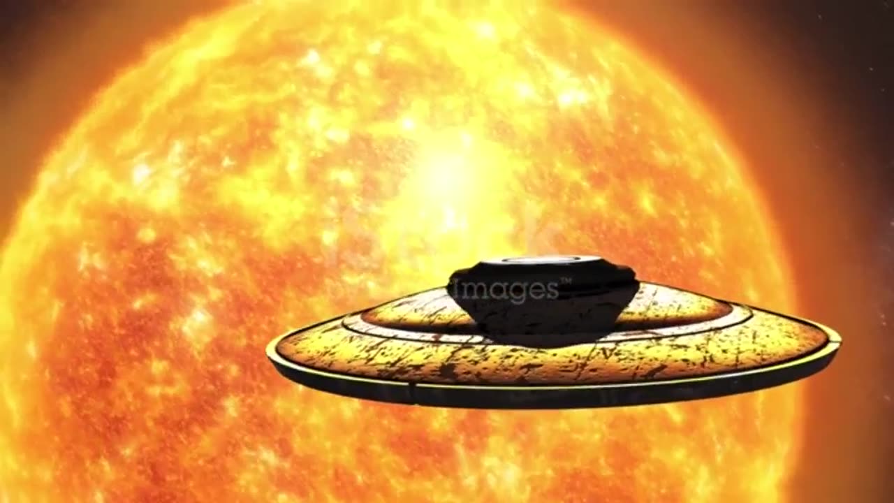 UFO NEAR SUN