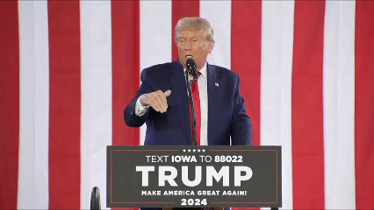 President Trump held several rallies in Iowa, including Waterloo, Cedar Rapids & Ottumwa