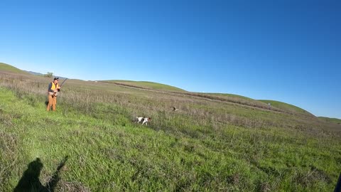 The outdoor couple hunting chukars!