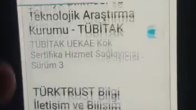PHONE SECURITY CERTIFICATES