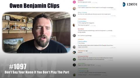 They Don't Say Your Name If You Don't Play The Part (From #1097)