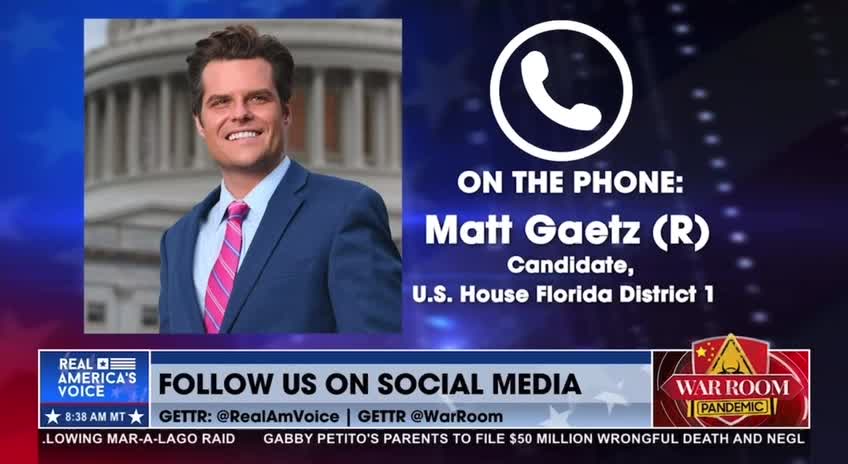 Matt Gaetz: “Winter is coming.” 👀