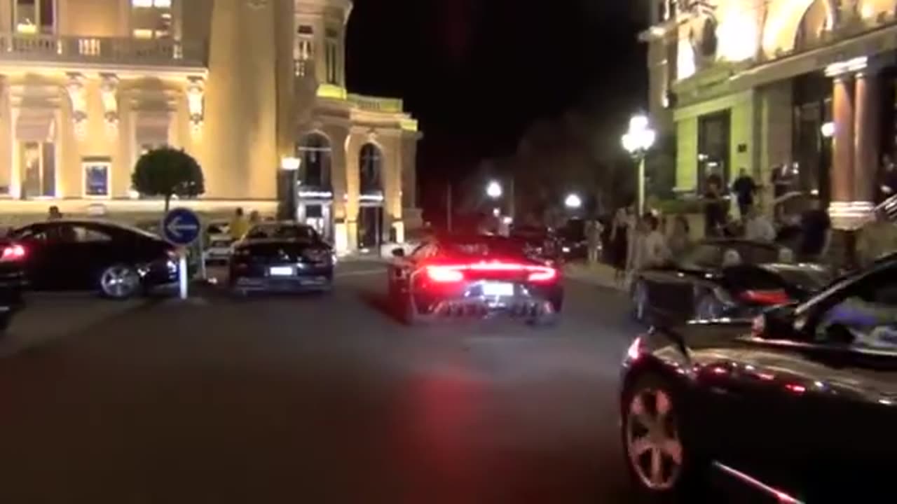 Aston Martin One-77 sound in Monaco