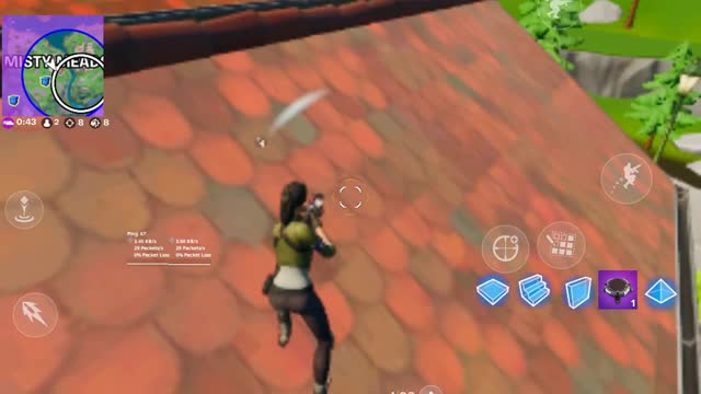 Rare Fortnite Mobile Gameplay