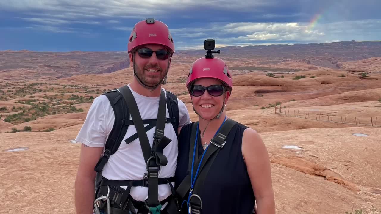 Standing On Top Of Moab UT