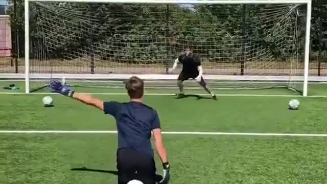 Goalkeeper training