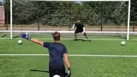 Goalkeeper training