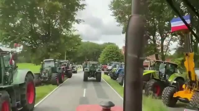 Farmers United: Dutch Agriculturists Welcome the Germans as They Roll Into the Netherlands