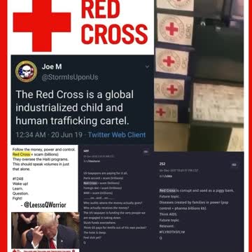 1467. 🛑3 Year Delta from Joe M calling out the Red Cross for Human Trafficking