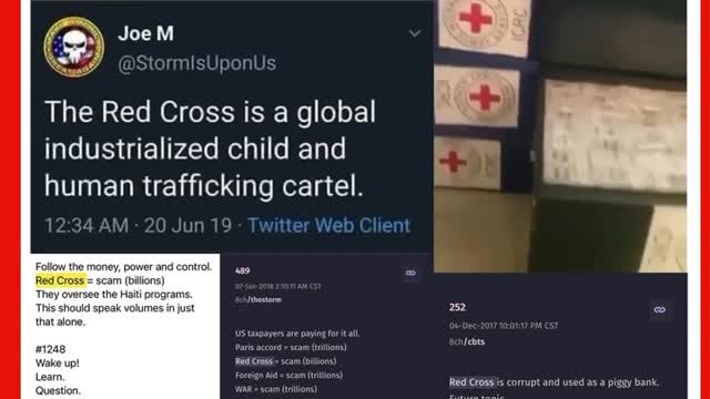 1467. 🛑3 Year Delta from Joe M calling out the Red Cross for Human Trafficking