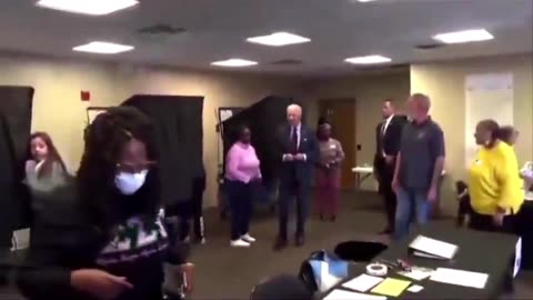 🚨President Biden Captured casting his early-voting ballot in the 2024 General Election