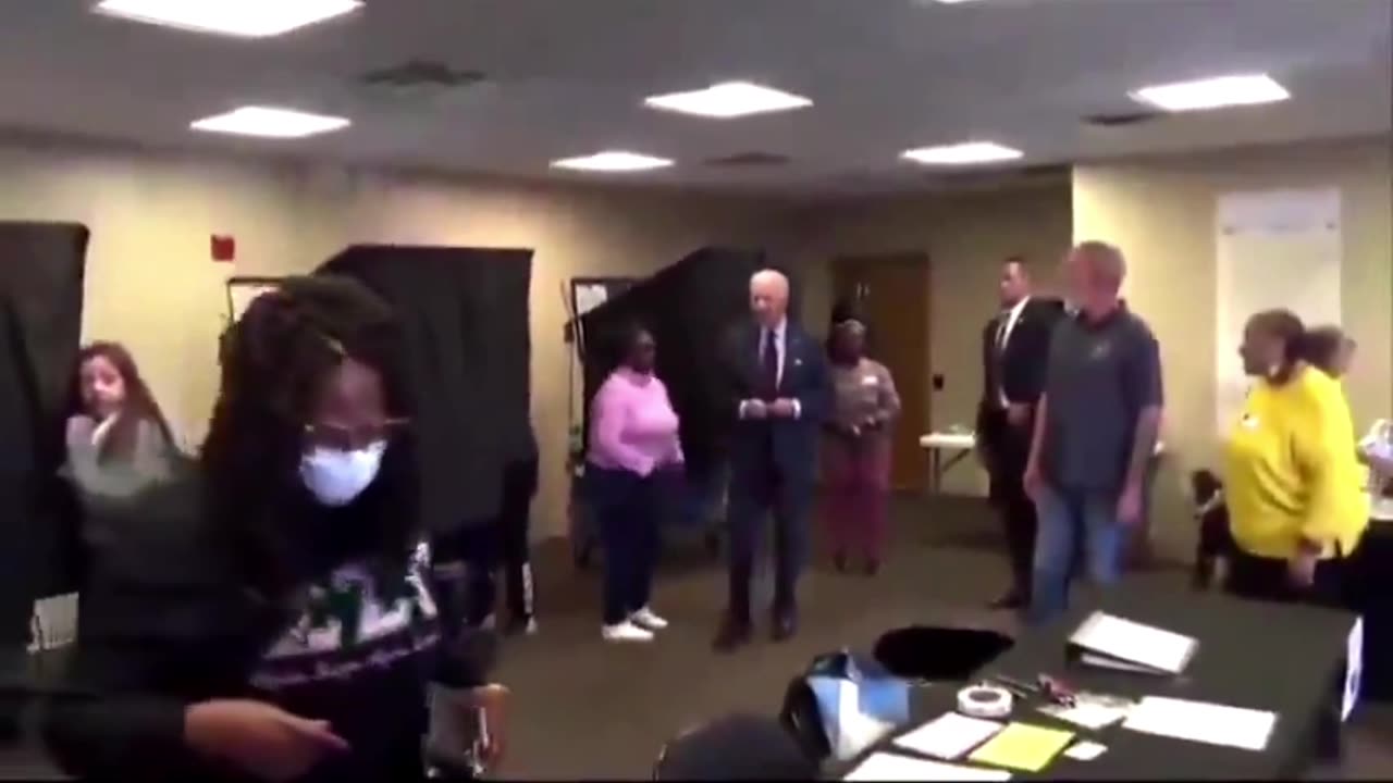 🚨President Biden Captured casting his early-voting ballot in the 2024 General Election