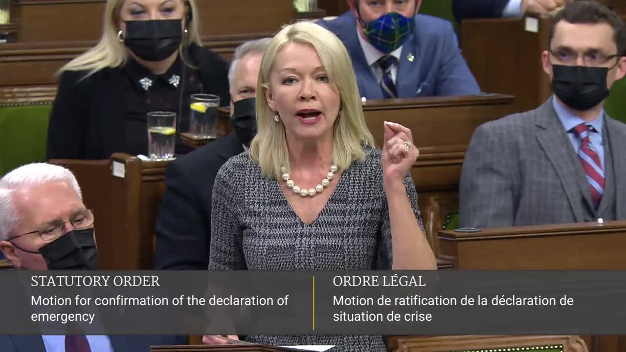 Candice Bergen gives POWERFUL speech in response to Emergencies Act