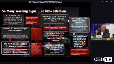 European Parliament get facts on corona patents by Dr. David Martin - International COVID Summit III