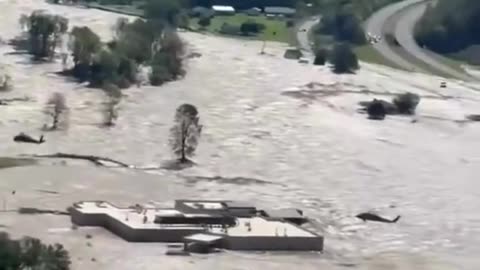 Erwin, Tennessee River Flooding After Hurricane 🌀 Helene