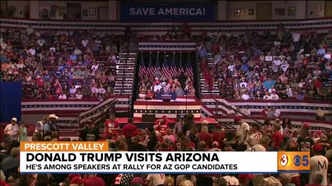 President Trump Speaks At GOP Rally in Prescott Valley, Arizona