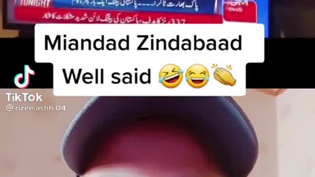Funny talk jawaid miadad