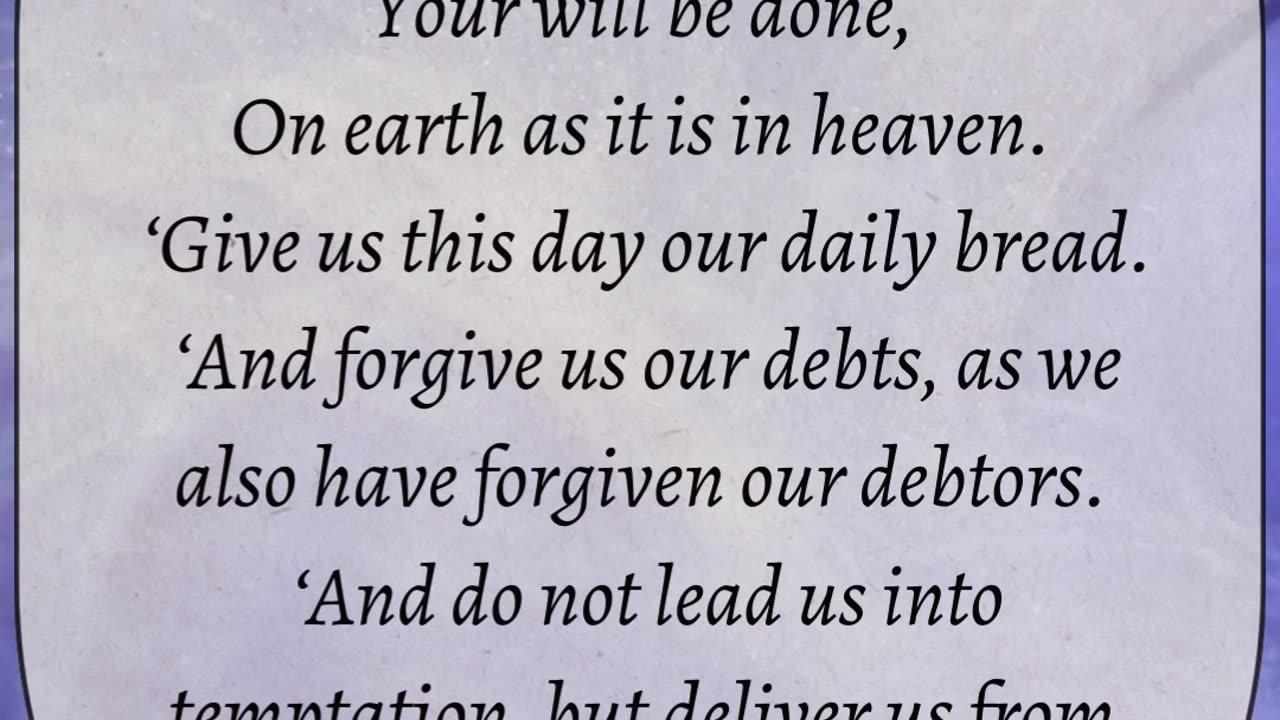 The Lord's Prayer