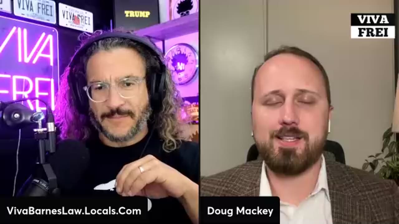 Interview with Douglass Mackey - a.k.a Ricky Vaughn! CONVICTED for a MEME! Viva Frei Live!