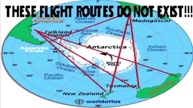 How do Flights Like Sydney - Santiago Work on Flat Earth