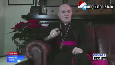 Mons. Viganò L'ultimo breve e sintetico Ultimatum al Mondo su come salvarci