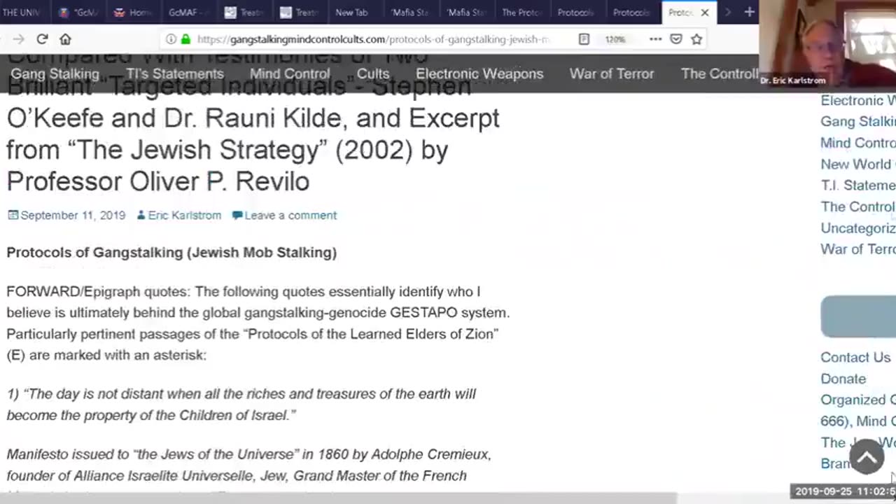 Dr Eric Karlstrom: The Globalist Jewish Agenda of War Against All The World