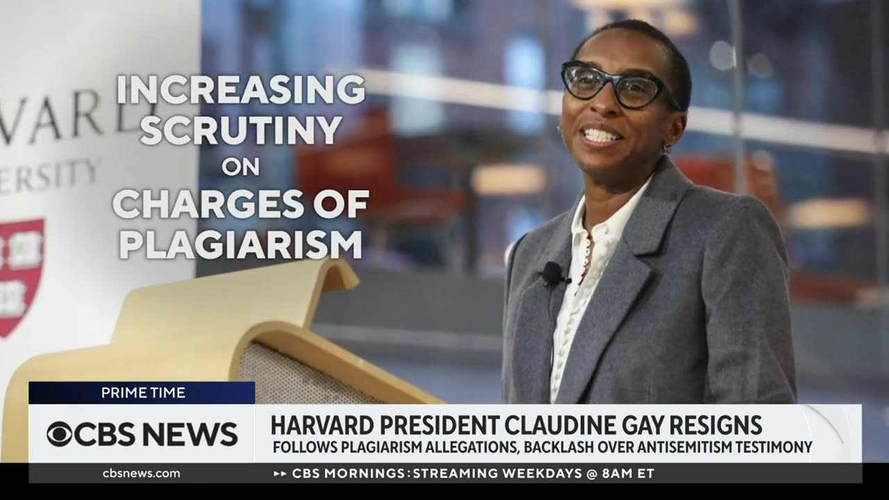 What led to Harvard president Claudine Gay's resignation?