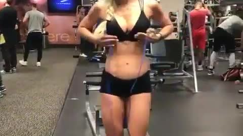 Girl Gym video #viral #workout #gymlovers #fitness #health
