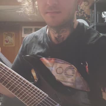 First thing to do on a 8 string guitar