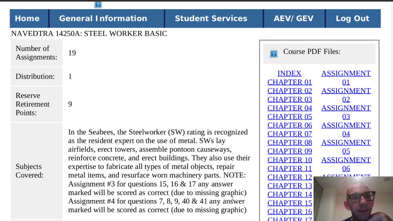 Summary of NAVEDTRA 14250A - Steel Worker (SW) Basic