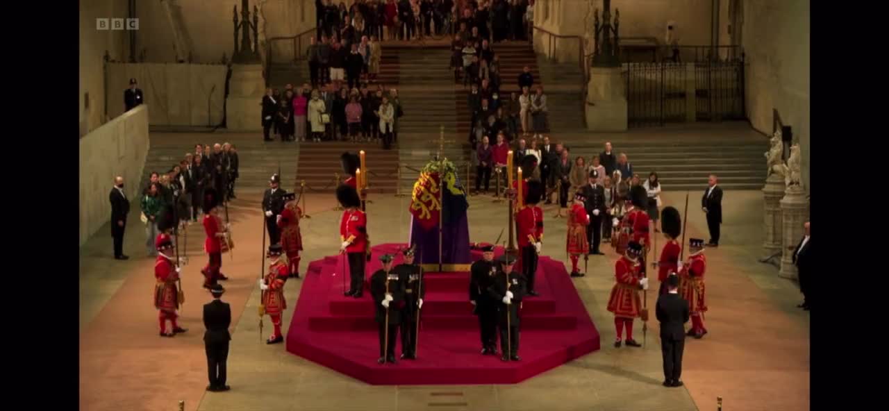 👀 Royal guard at the Queen's funeral coffin collapses! Was it 'Sudden Adult Death Syndrome?'