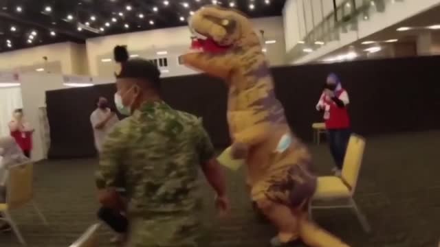 "T-REX" gets immunized anti-Covid in Malaysia!