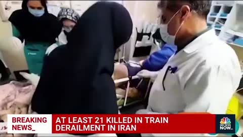 Death Toll Expected To Rise After Iran Trail Derailment