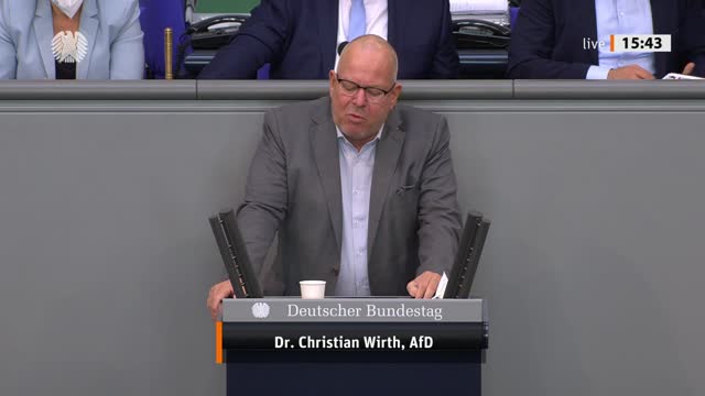 Dr. Christian Wirth Rede vom 24.03.2022 - Inneres und Heimat