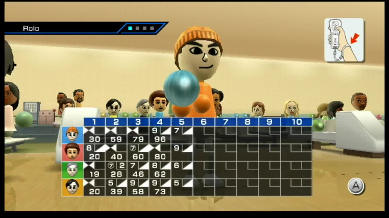 Wii Sports Bowling Game11 Part1
