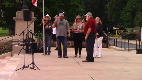Some footage of the crowd at the Arkansas Rally against Mask Mandates