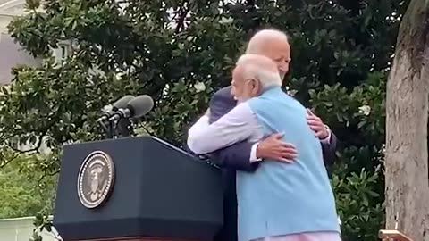 Welcomes president pm modi in US