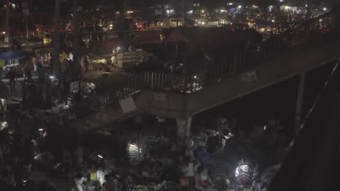 Street Market at Night Nigeria 08