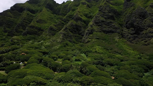 Aerial Footage of a Mountain