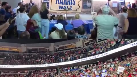 President Trump visiting PA vs. Kamala visiting PA